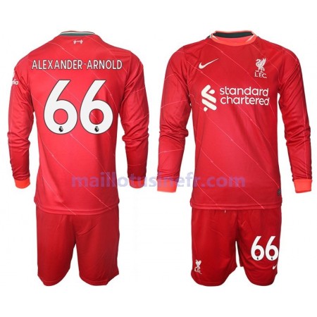 Maillot de Foot Liverpool Alexander-Arnold 66 Domicile 2021-22 Manches Longues - Enfant